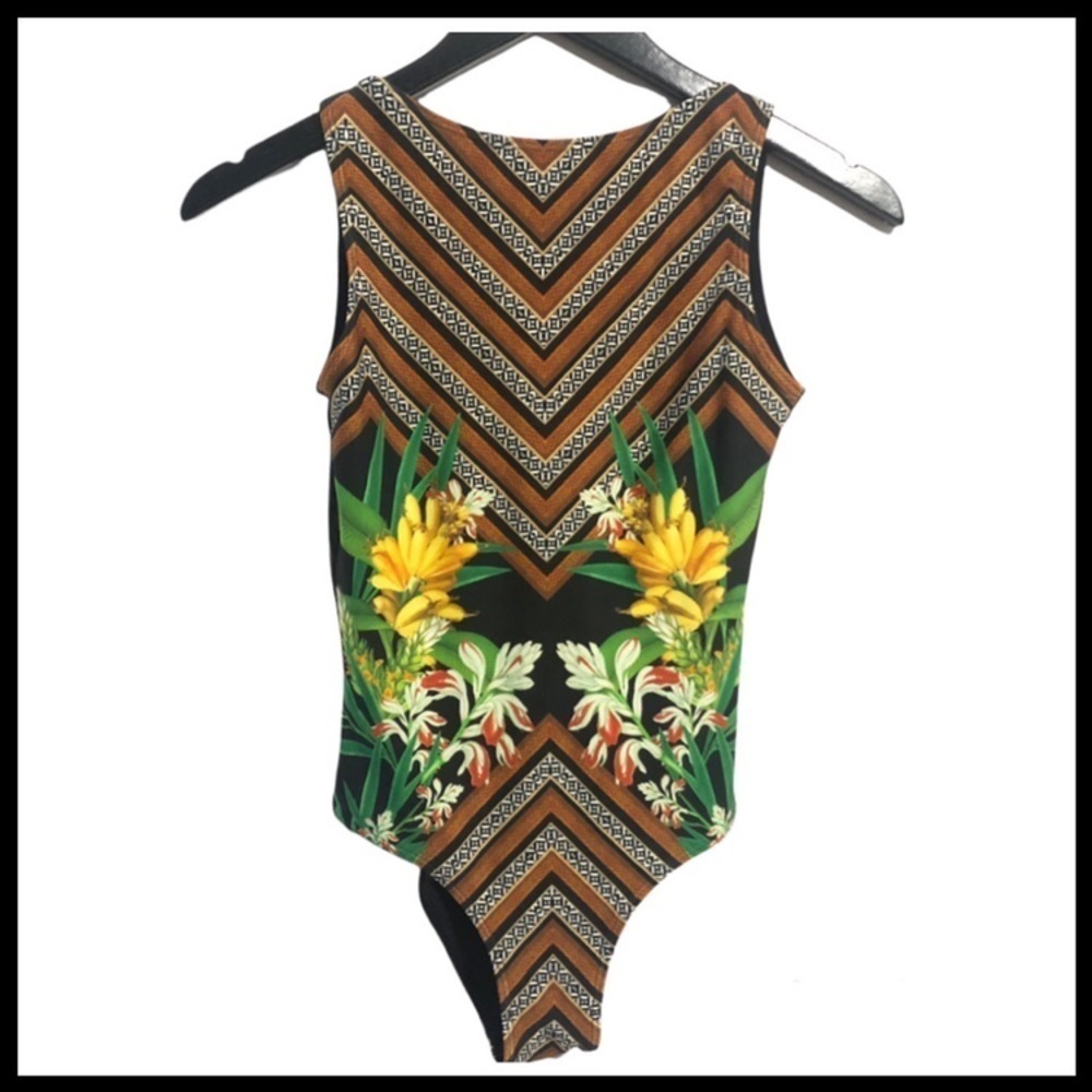 BLUEMAN Brazilian Java High Neck One-Piece Swimsuit